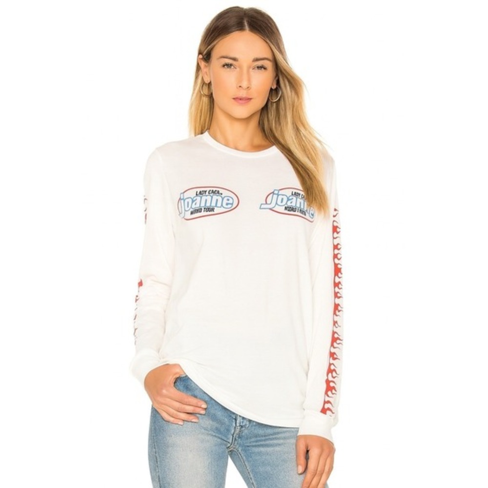Lady Gaga Joanne World Tour 2017 Concert Unisex Long Sleeve Tee‎ Size S NWOT